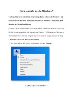 Cách tạo ổ đĩa ảo cho Windows 7 pot