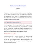 Lập bản đồ gen vật lý (physical mapping) (Phần 1) potx