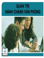Bài giảng quản trị hành chính văn phòng