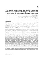 ZnO nanorods synthesis, characterization and applications 31035