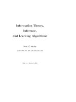 informationtheory, pattern recognition and neural networks, mackay\