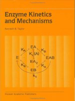 enzyme kinetics and mechanisms