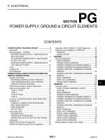 PG hệ THỐNG NGUỒN, MẠCH điện TRÊN INFINITI FX35, FX45 2003