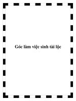 Góc làm việc sinh tài lộc docx