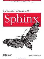 introduction to search with sphinx