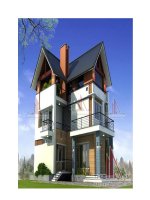 Thiết kế biệt thự trên diện tích 12x26m docx