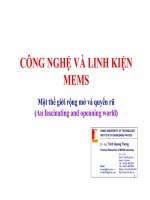 CÔNG NGHỆ VÀ LINH KIỆN CÔNG NGHỆ VÀ LINH KIỆN MEMS