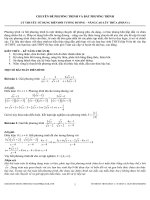 TÀI LIỆU LUYỆN THI ĐẠI HỌC VÀ THPT CHUYÊN; MÔN TOÁN; CHUYÊN ĐỀ PHƯƠNG TRÌNH VÀ BẤT PHƯƠNG TRÌNH LÝ THUYẾT: SỬ DỤNG BIẾN ĐỔI TƯƠNG ĐƯƠNG – NÂNG CAO LŨY THỪA (PHẦN 1) docx