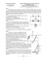 Đề thi học sinh giỏi lớp 11 THPT tỉnh Vĩnh Phúc năm học 2011 - 2012 môn vật lý pptx