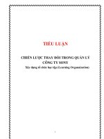 Chiến lược thay đổi trong quản lý Công ty Sony