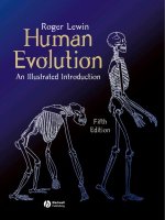 human evolution - an illustrated introduction, 5th edition - roger lewin