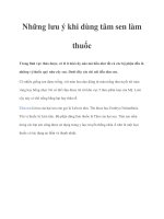 Những lưu ý khi dùng tâm sen làm thuốc pot