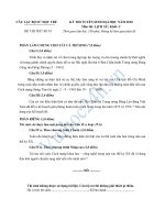 ĐÁP ÁN VÀ ĐỀ THI THỬ ĐẠI HỌC NĂM 2013 KHỐI C MÔN LỊCH SỬ ĐỀ SỐ19 ppt