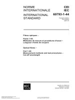 iec 60793-1-44 optical fibres - measurement methods and test procedures - cut-off wavelength