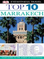 marrakech (dk eyewitness top 10 travel guides)