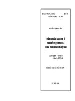 Phân tích gánh nặng kinh tế trong điều trị bệnh lỵ do Shigella tại Nha Trang, Khánh Hoà, Việt Nam