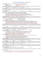 ĐỀ THI ĐAI HỌC + CĐ CÁC NĂM :SÓNG ĐIỆN TỪ