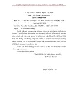 Khóa luận tốt nghiệp: Đánh giá khả năng tích lũy chì của thực vật mọc trên bùn thải cống rãnh đô thị tại TP HCM