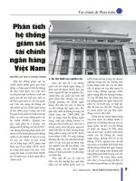 phân tích hệ thống giám sát ngân hàng thương mại