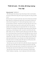 Thiết kế web - 10 chiêu để tăng lượng truy cập doc