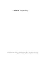 chemical engineering - trends and developments by miguel a. galan and eva martin del valle