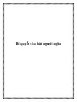 Bí quyết thu hút người nghe potx