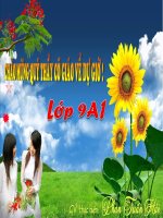 Giáo án hóa học 9 Tiết 57 Chất béo tham khảo