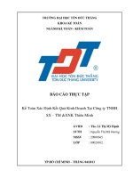 Kế Toán Xác Định Kết Quả Kinh Doanh Tại Công ty TNHH SX – TM &XNK Thiên Minh