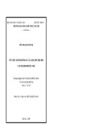 Tổ chức môi trường ở các khu đô thị mới tại thành phố Hà Nội