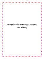 Hướng dẫn kiểm tra keylogger trong máy tính dễ dàng pptx