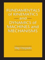 FUNDAMENTALS of KINEMATICS and DYNAMICS