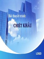 Đề tài:CHIẾT KHẤU pptx