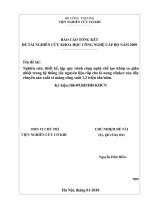 Nghiên cứu, thiết kế, lập quy trình công nghệ chế tạo khớp co giãn nhiệt trong hệ thống sấy nguyên liệu cấp cho lò nung clinker của dây chuyền sản xuất xi măng công suât 1,2 triệu tấn năm