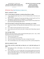 ĐỀ THI TUYỂN SINH SAU ĐẠI HỌC THÁNG 5 NĂM 2013 Môn thi: KINH TẾ HỌC pdf