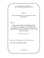 Thiết lập quy trình xác định hàm lượng các đồng vị của hyđrô và ôxy trong nước nhằm tiến tới ứng dụng nghiên cứu nước ngầm khu vực hà nội