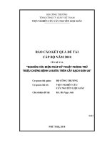 nghiên cứu biện pháp kỹ thuật phòng trừ triệu chứng bệnh u bướu trên cây bạch đàn u6