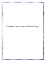 Những bài ca dao đề tài học tập ppt