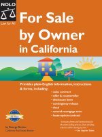for sale by owner in california 8th (2006)