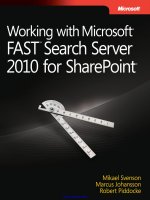 working with microsoft fast search server 2010 for sharepoint