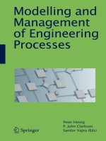 modelling and management of engineering processes
