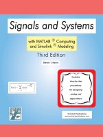 signals and systems with matlab computing and simulink modeling - steven t. karris