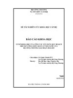 cơ sở khoa học của công tác xây dựng quy hoạch đội ngũ công chức quản lý nhà nước của bộ công thương giai đoạn 2010 2015