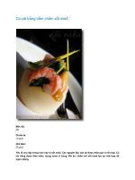 Củ cải trắng hầm chấm xốt misô pdf