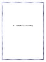 Ca dao chủ đề cây cối ppt