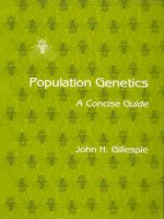 population genetics a concise guide - john h. gillespie