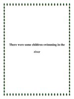 There were some children swimming in the river docx