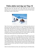 Thiên nhiên tươi đẹp tại Thụy Sĩ docx