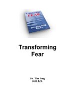 TRANSFORMING FEAR