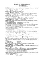 Đề Thi Thử Tốt Nghiệp Sinh 2013 - Phần 3 - Đề 2 ppt