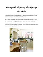 Những thiết kế phòng bếp tiện nghi và an toàn potx